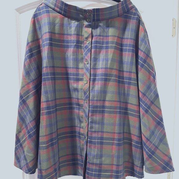 Modcloth x Collectif Green Midi Button Down Skirt - Picture 2 of 2